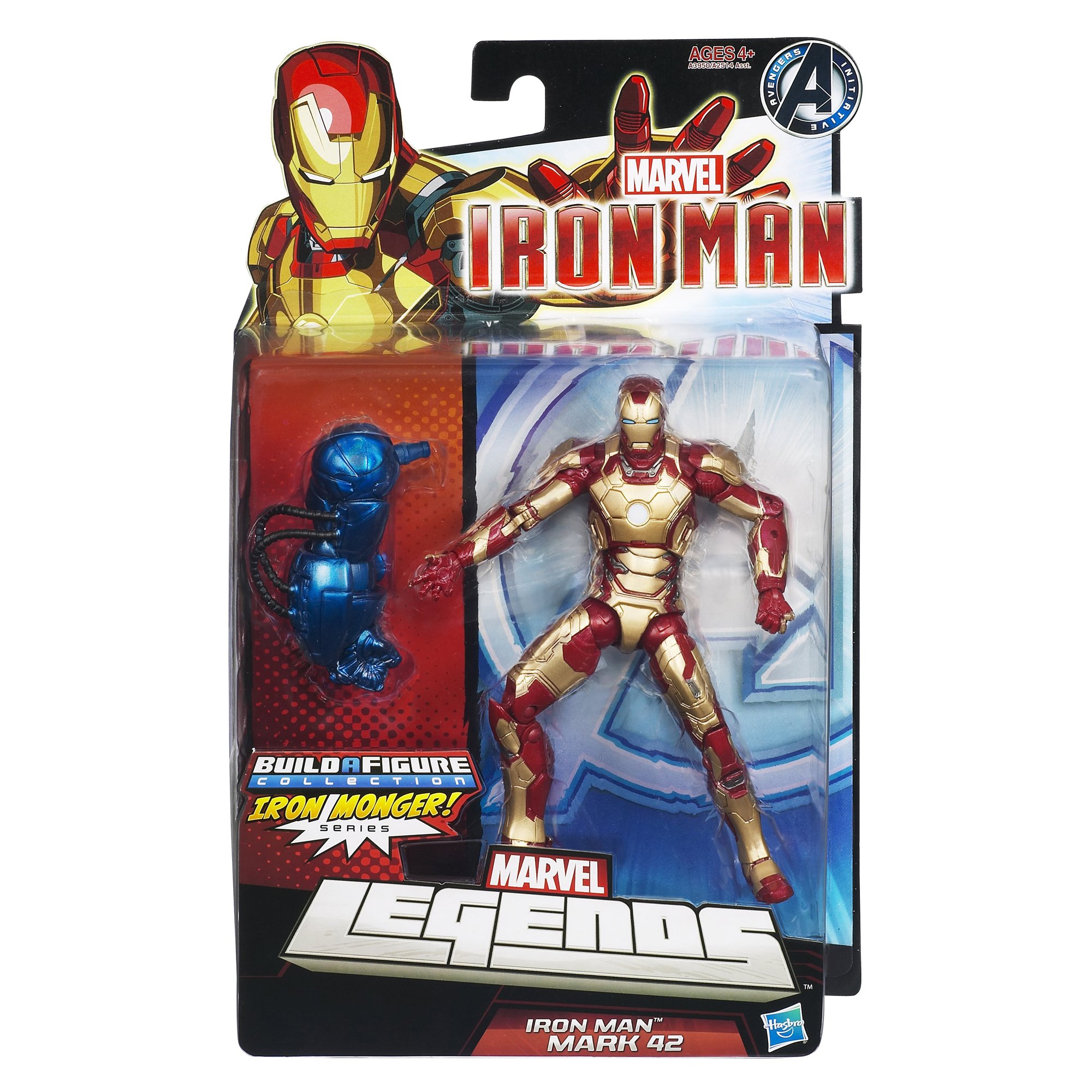 Marvel Iron Man Marvel Legends Iron Man Mark 42 Figure 6 Inches